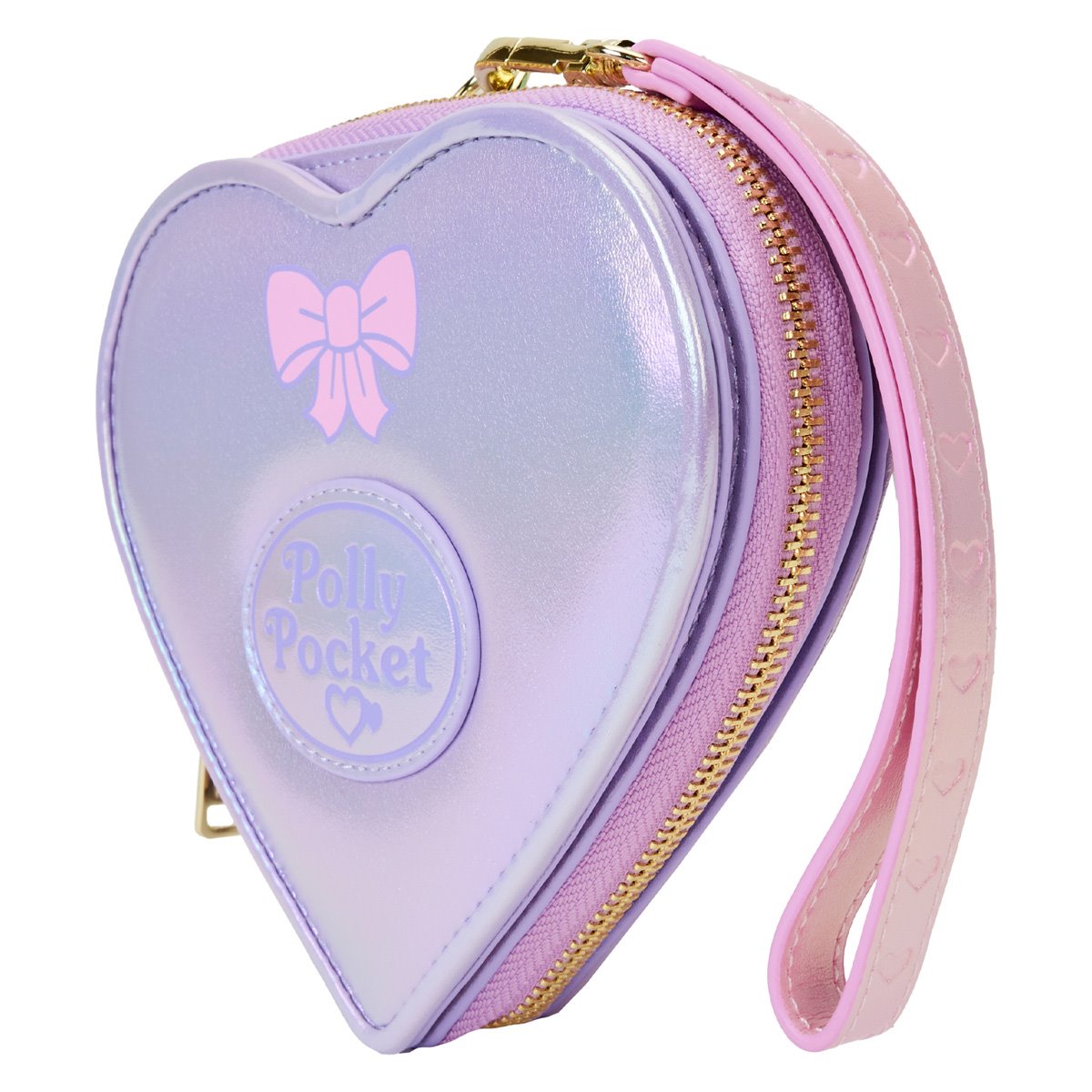 Polly Pocket Heart Compact Zip-Around Wallet - Image 2