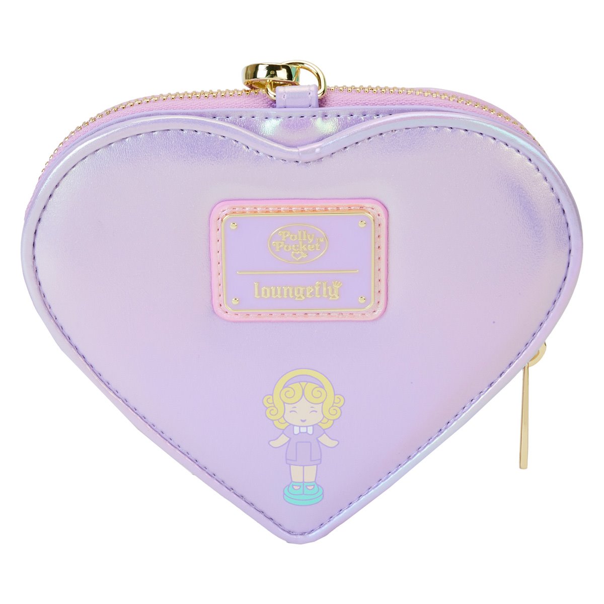 Polly Pocket Heart Compact Zip-Around Wallet - Image 3