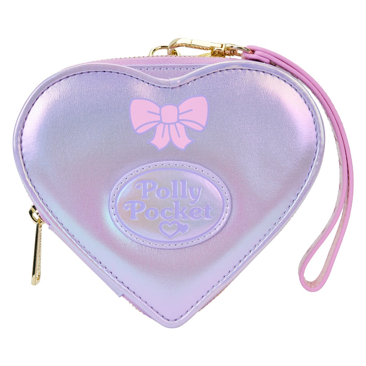 Polly Pocket Heart Compact Zip-Around Wallet