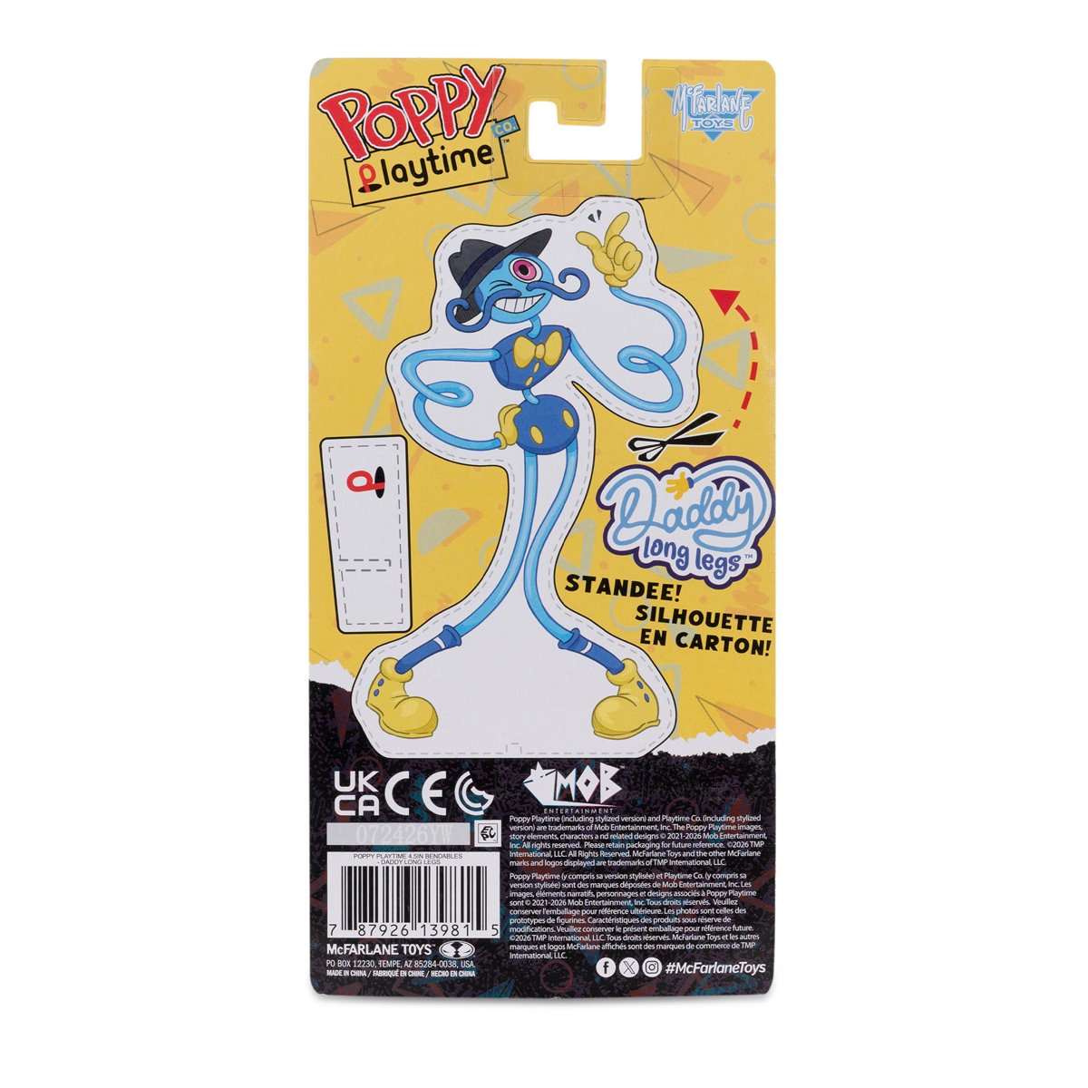 Poppy Playtime Wave 2 Daddy Long Legs 4 1/2-Inch Bendable Figure - Image 7