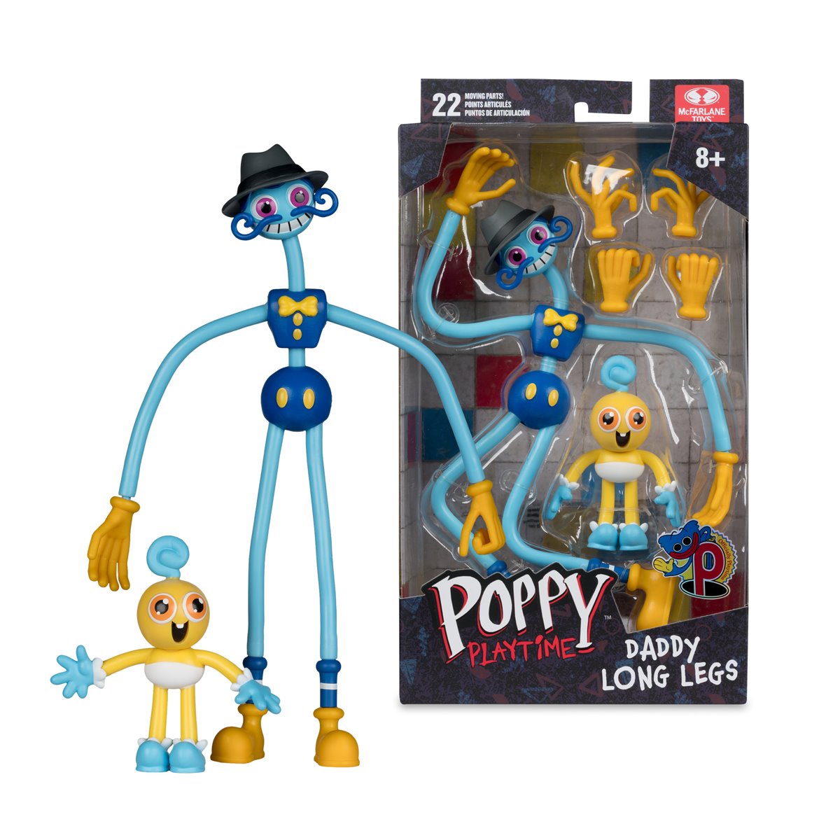 Poppy Playtime Wave 2 Daddy Long Legs 7-Inch Scale Action Figure - Image 7