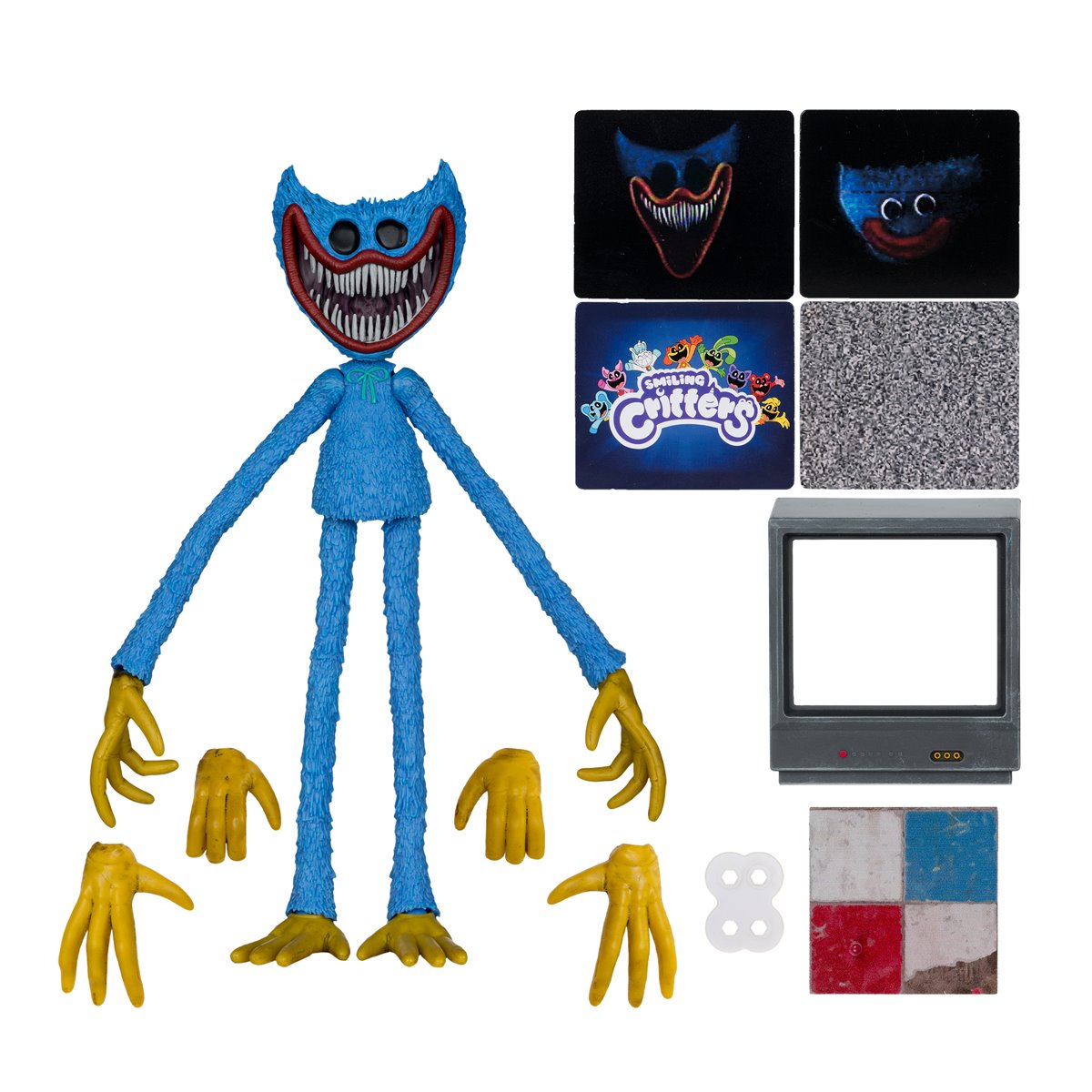 Poppy Playtime Wave 2 Nightmare Huggy 7-Inch Scale Action Figure - Image 4