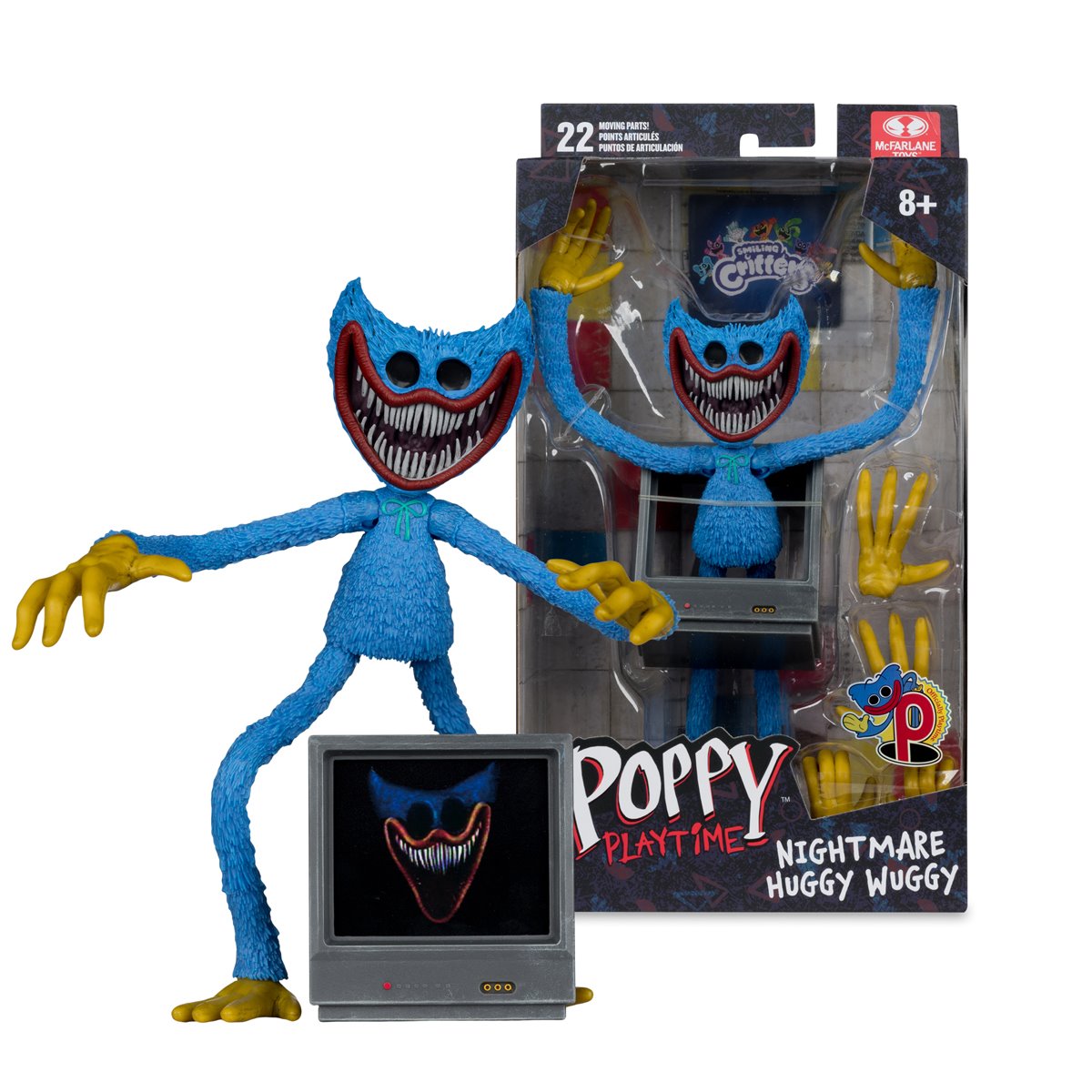 Poppy Playtime Wave 2 Nightmare Huggy 7-Inch Scale Action Figure - Image 7
