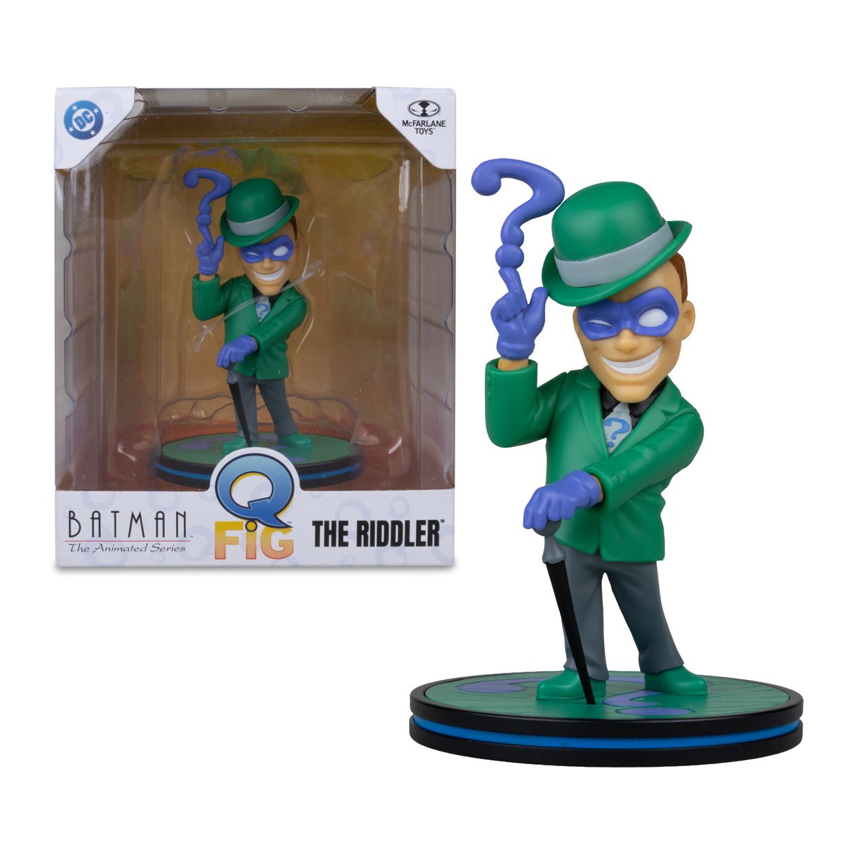 QMx Q-Fig DC Wave 1 Riddler Batman: The Animated Series 4-Inch Posed Figure - Image 5