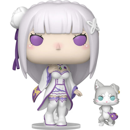 RE: Zero - Starting Life in Another World Emilia with Puck Funko Pop! Vinyl Figure and Buddy #2112 - Image 2