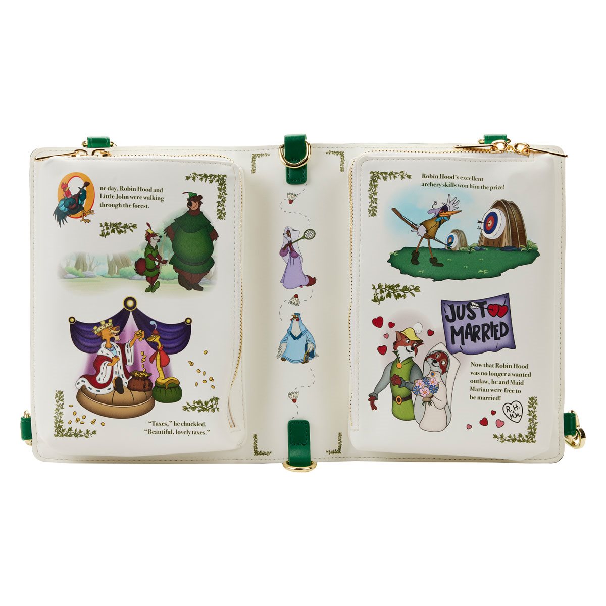 Robin Hood Classic Book Convertible Crossbody Purse - Image 4