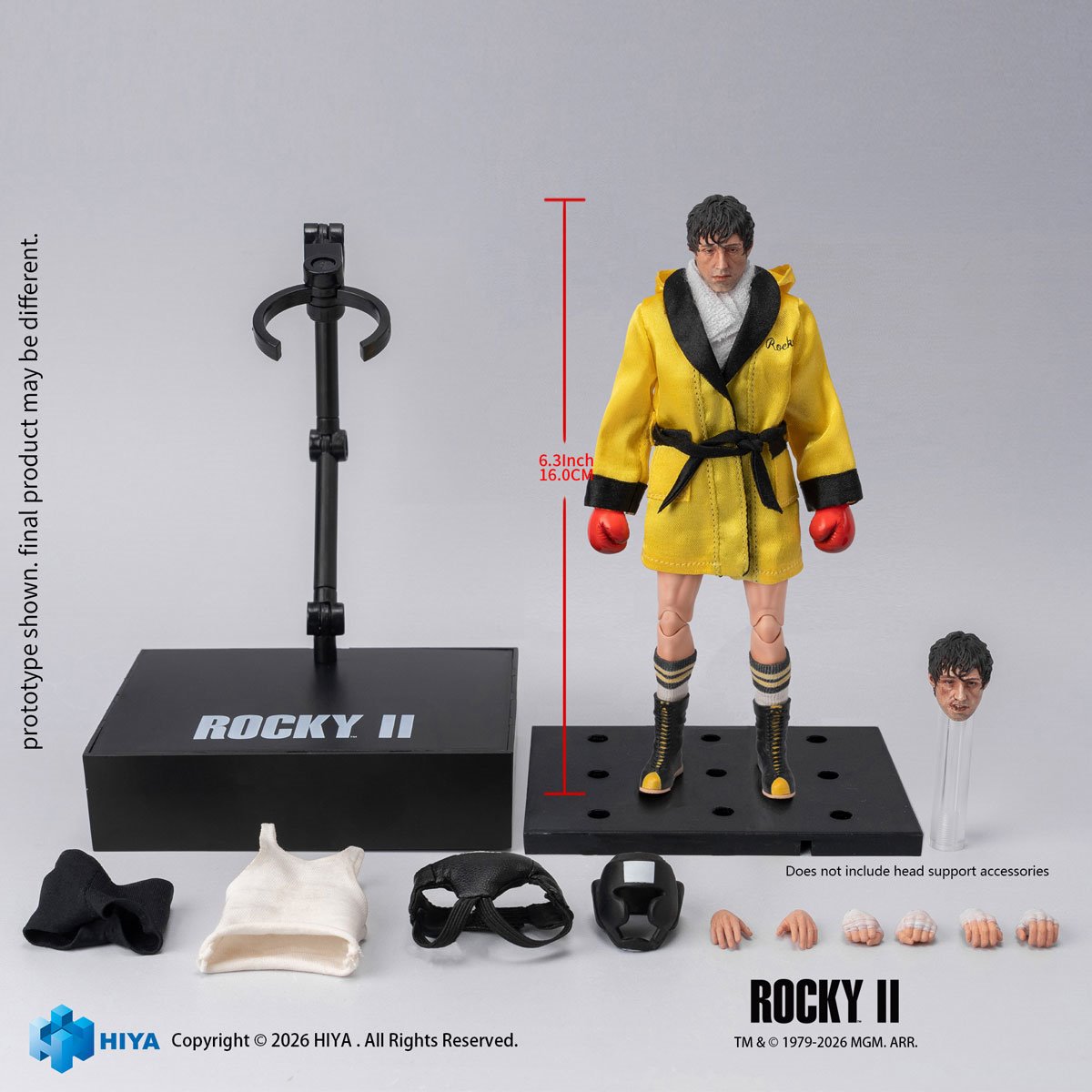 Rocky II Rocky Balboa Boxer Version Super Ultimate Series 1:12 Scale Action Figure - Image 10