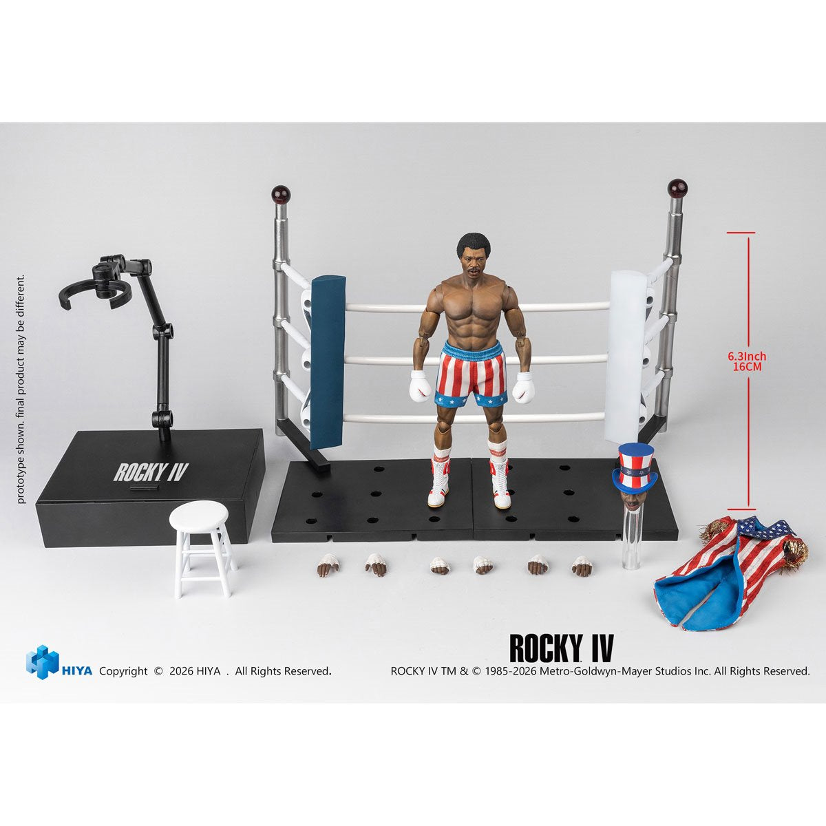 Rocky IV Apollo Creed Exquisite Super Series 1:12 Scale Action Figure - Image 2