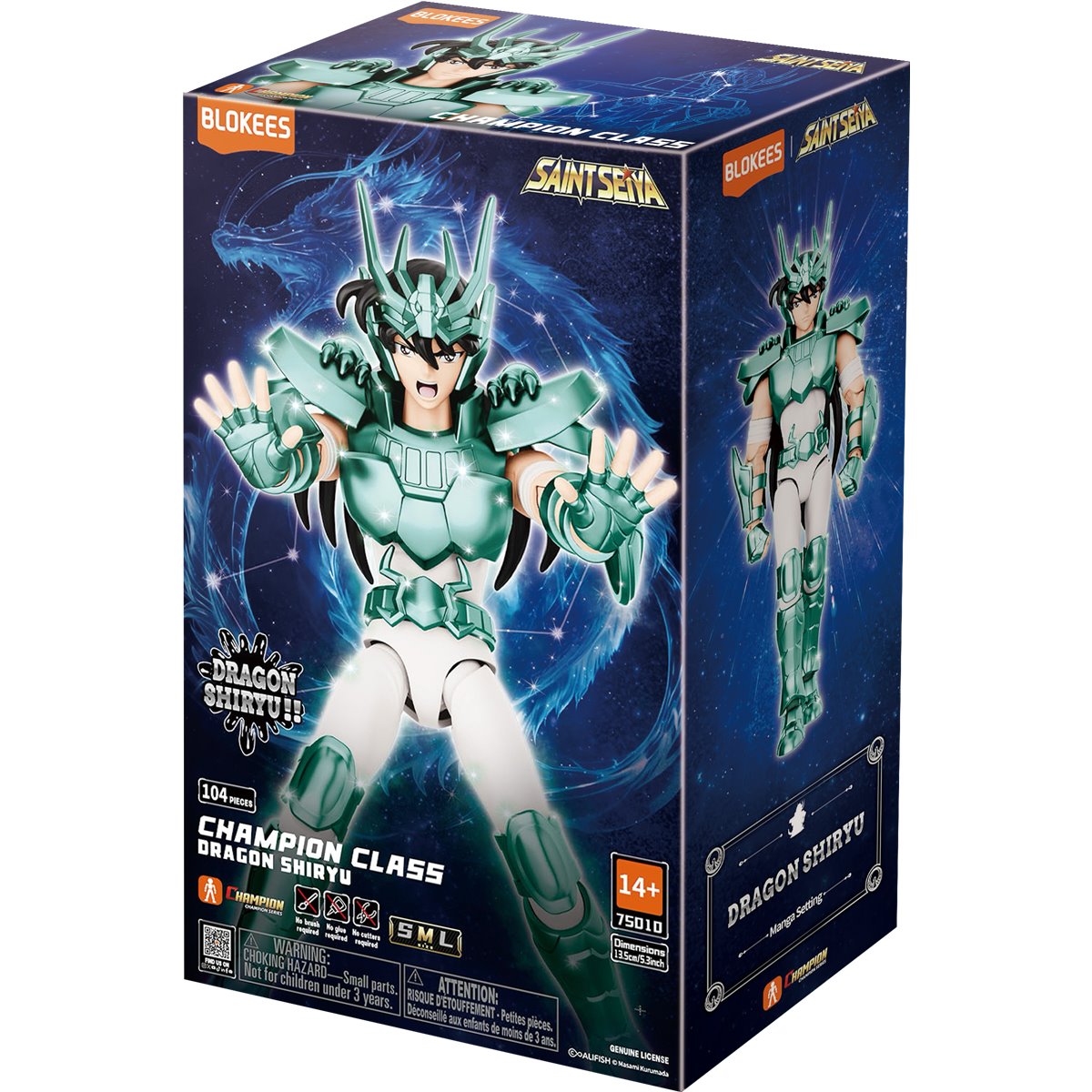 Saint Seiya Champion Class 09 Dragon Shiryu Model Kit - Image 6