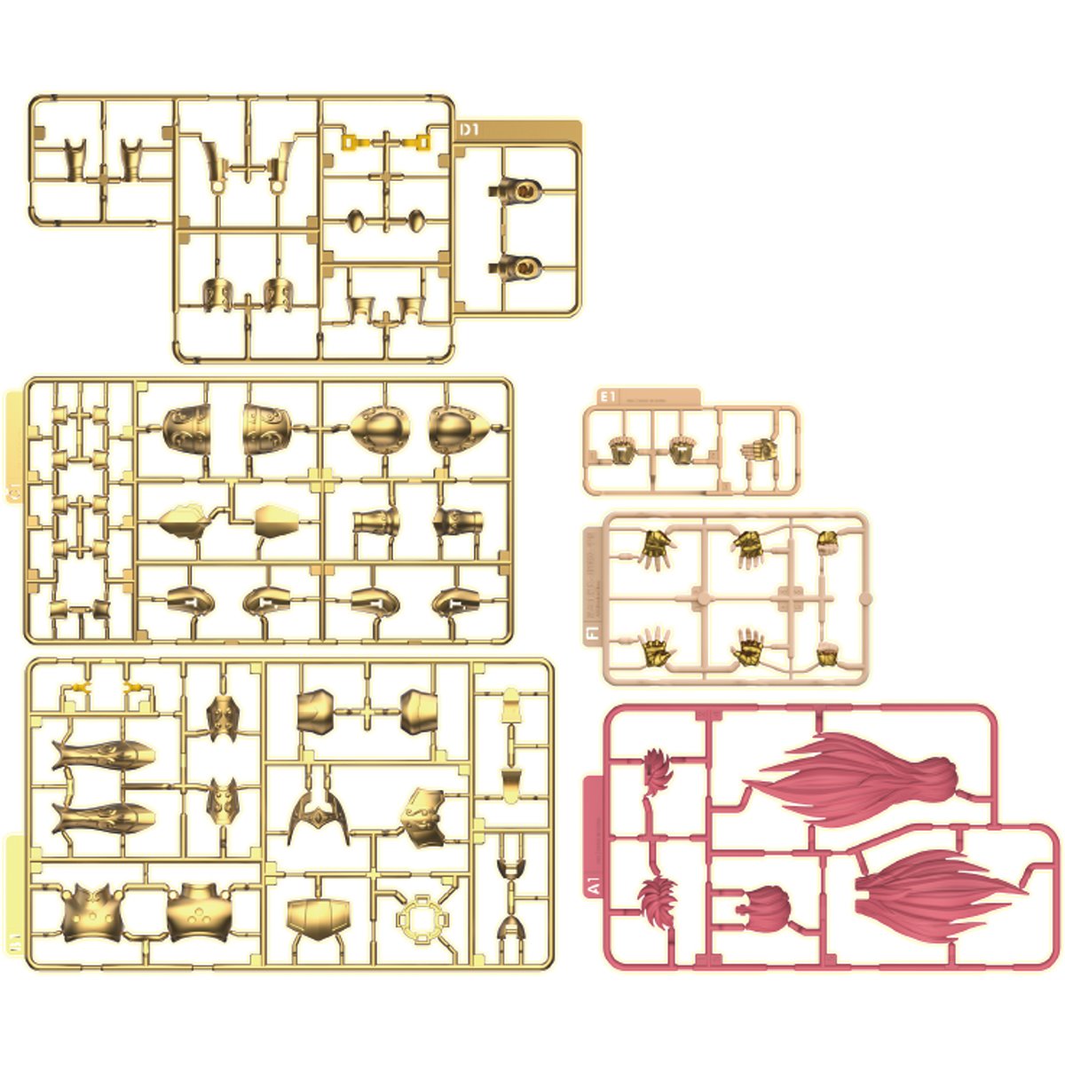 Saint Seiya Champion Class Aquarius Camus CC08 Blokees Model Kit - Image 5