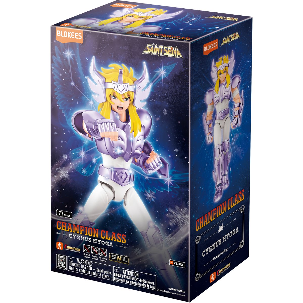 Saint Seiya Champion Class Cygnus Hyoga CC07 Blokees Model Kit - Image 2