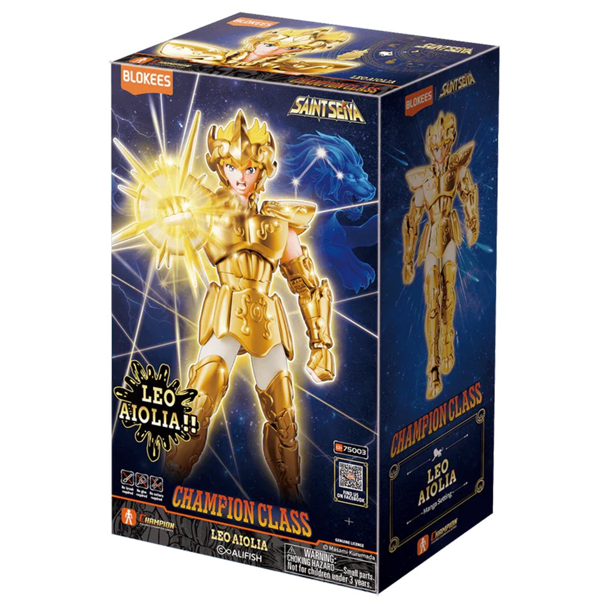 Saint Seiya Champion Class Leo Aiolia Blokees Model Kit - Image 4