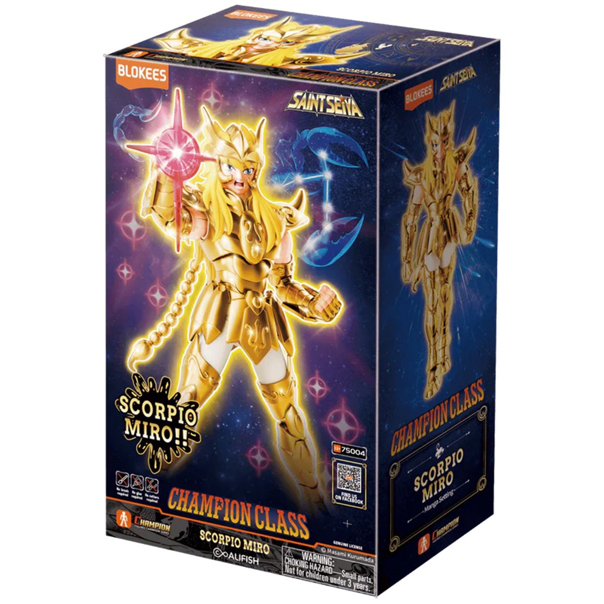 Saint Seiya Champion Class Scorpio Miro Blokees Model Kit - Image 4