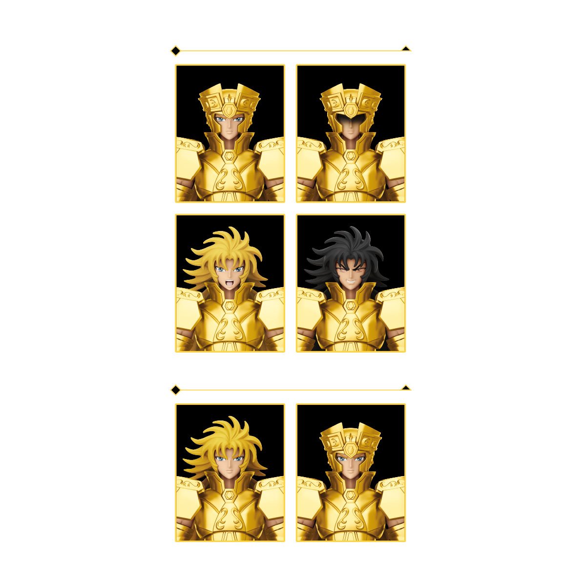 Saint Seiya Gemini Saga Champion Class 13 Model Kit - Image 6