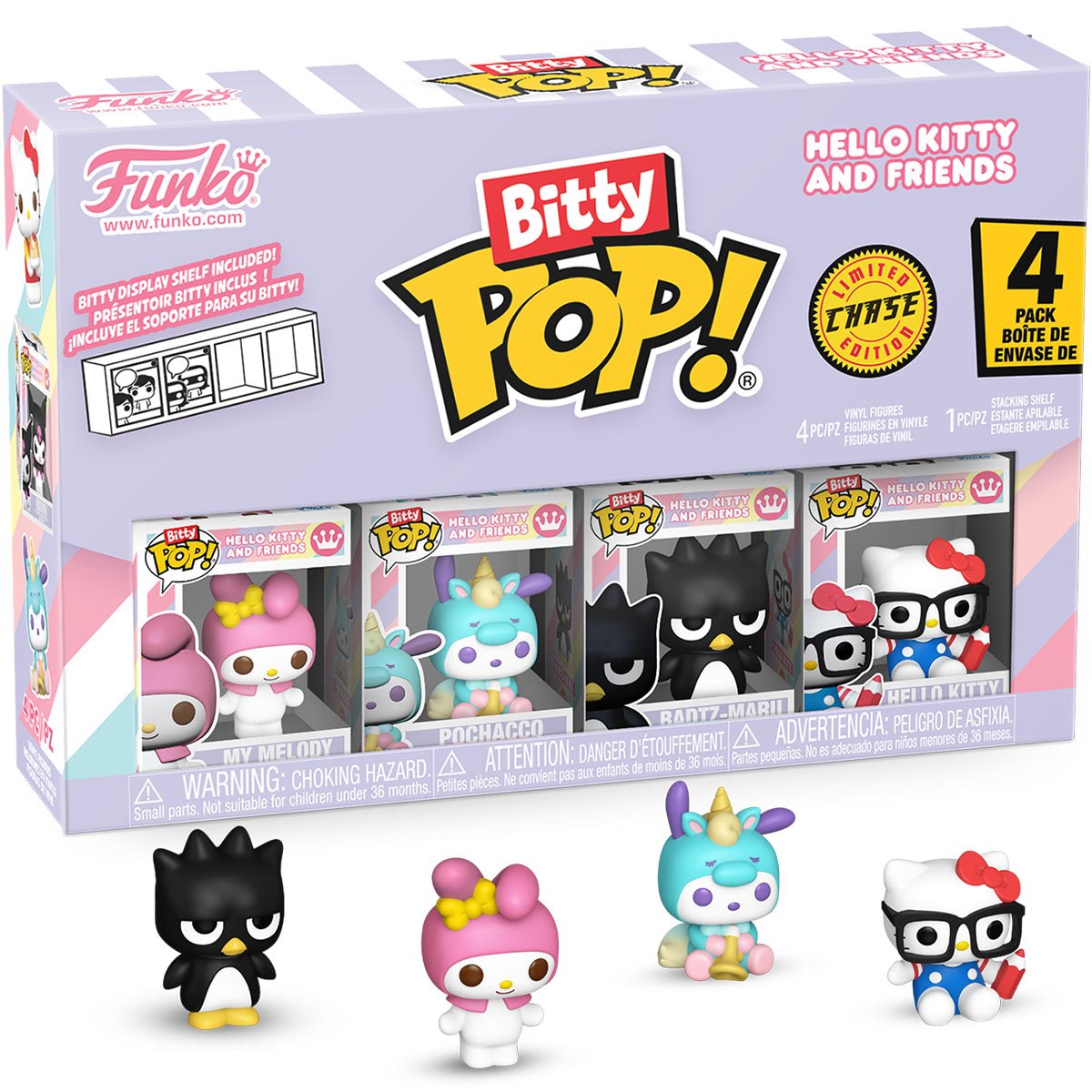 Sanrio Hello Kitty and Friends My Melody Funko Bitty Pop! Mini-Figure 4-Pack