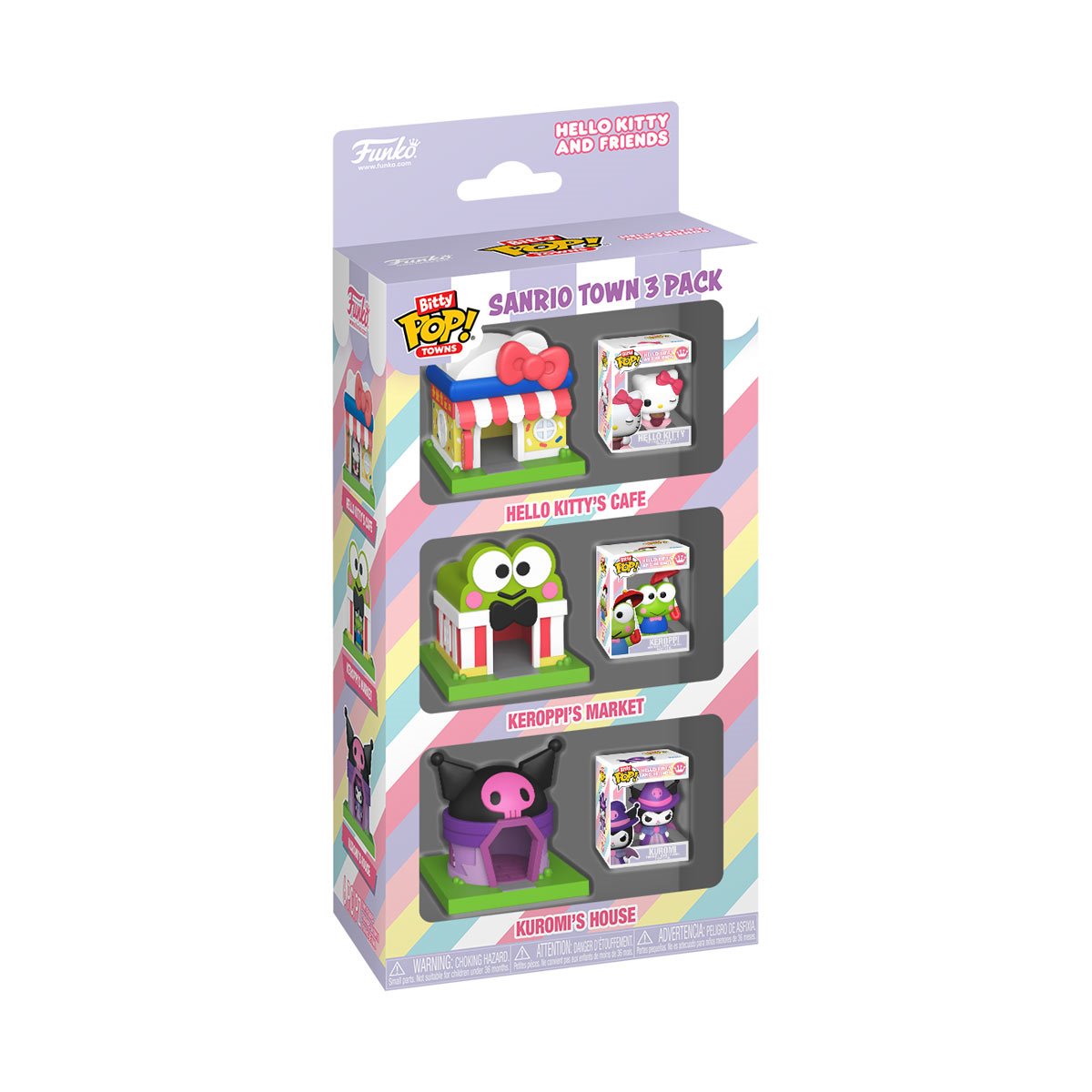 Sanrio Town Funko Bitty Pop! Town 3-Pack - Specialty - Image 2
