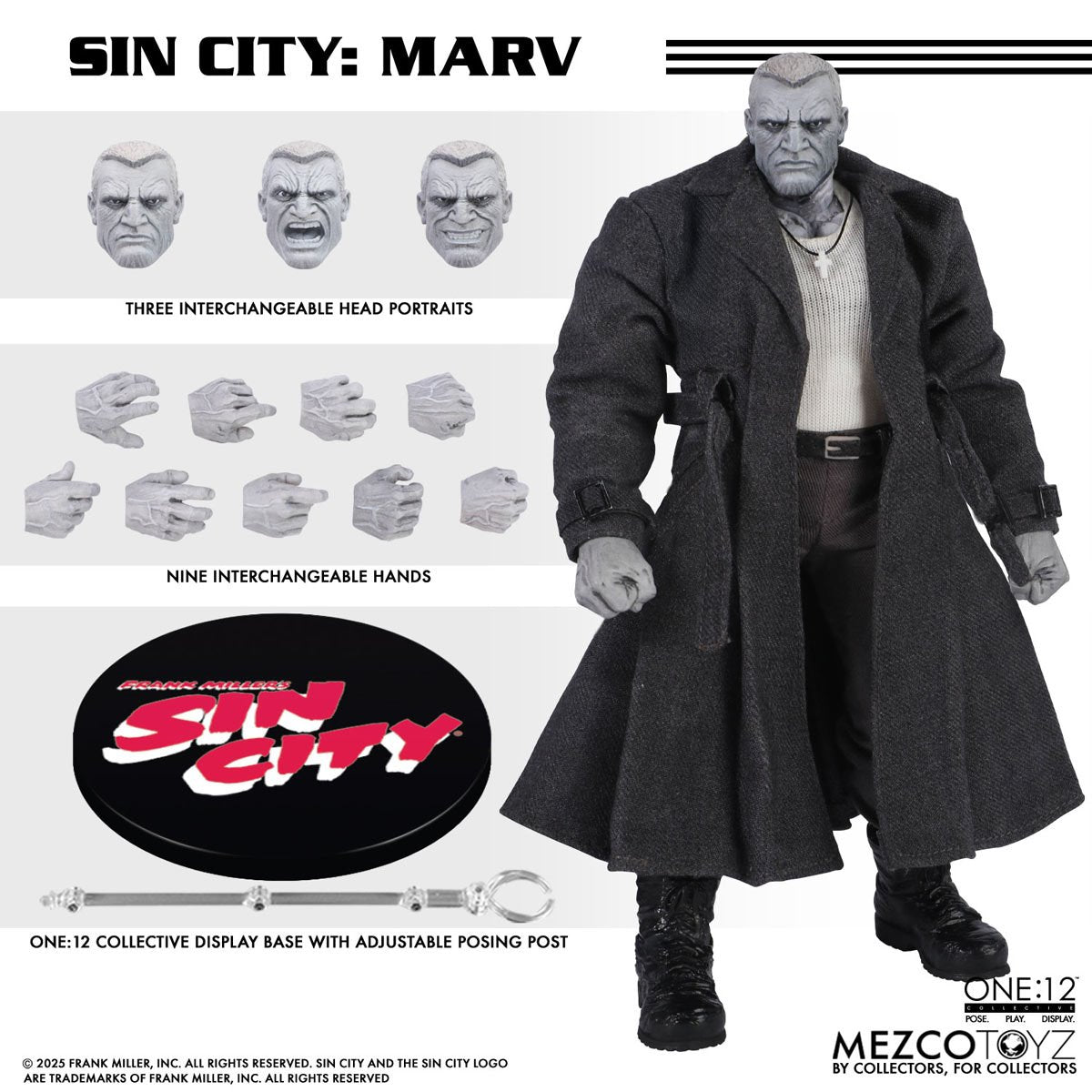 Sin City Marv One:12 Collective Action Figure - Image 2