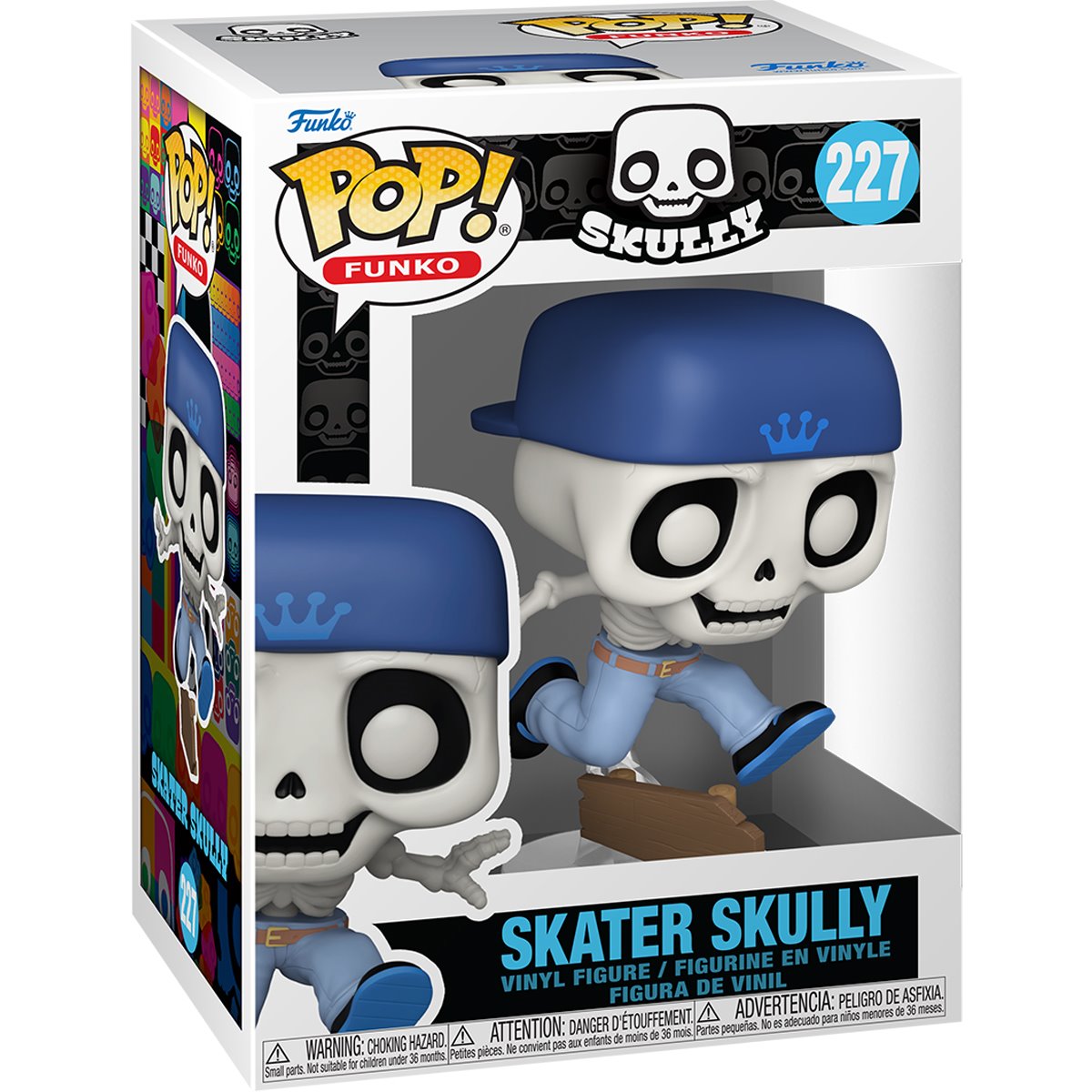 Skeleton Summer Skater Skully Funko Pop! Vinyl Figure #227