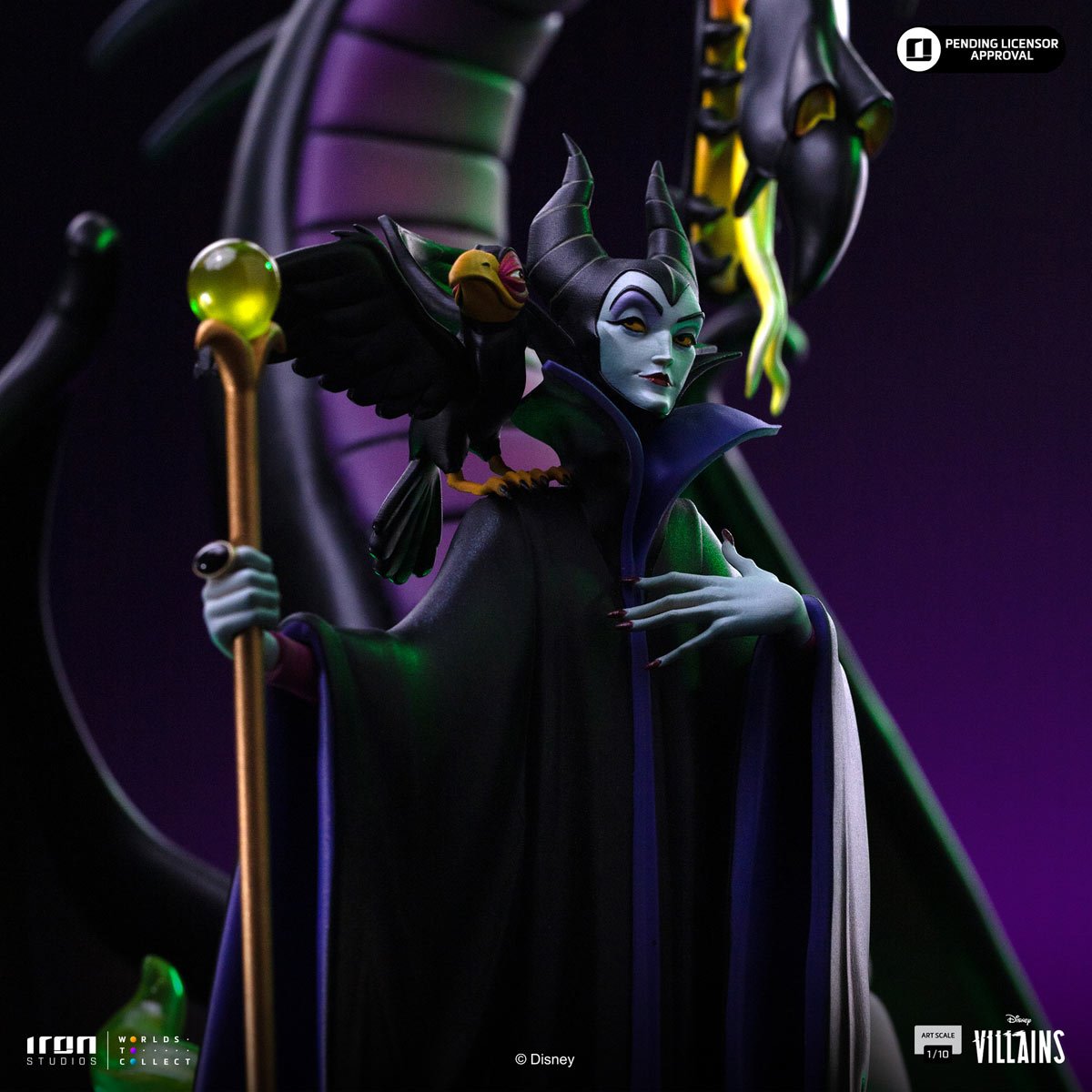 Sleeping Beauty Maleficent Disney's Villains 1:10 Art Scale Statue - Image 3