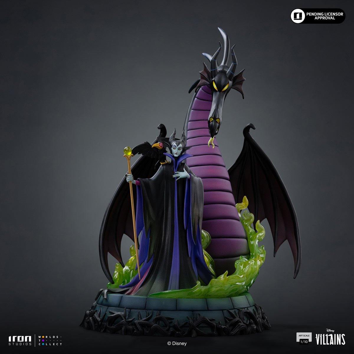 Sleeping Beauty Maleficent Disney's Villains 1:10 Art Scale Statue - Image 4