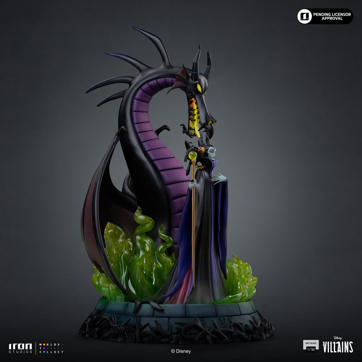 Sleeping Beauty Maleficent Disney's Villains 1:10 Art Scale Statue - Image 10