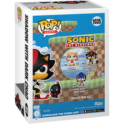 Sonic The Hedgehog Shadow Funko Pop! Vinyl Figure with Dark Chao Buddy #1035 - Image 3