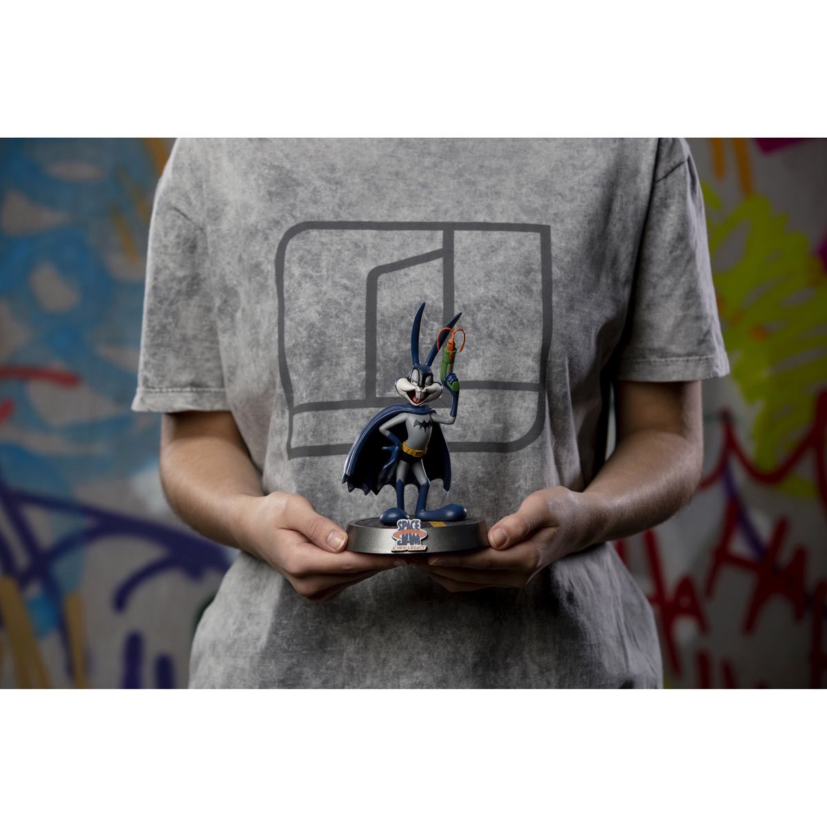 Space Jam: A New Legacy Bugs Bunny Batman Art 1:10 Scale Statue - Image 3
