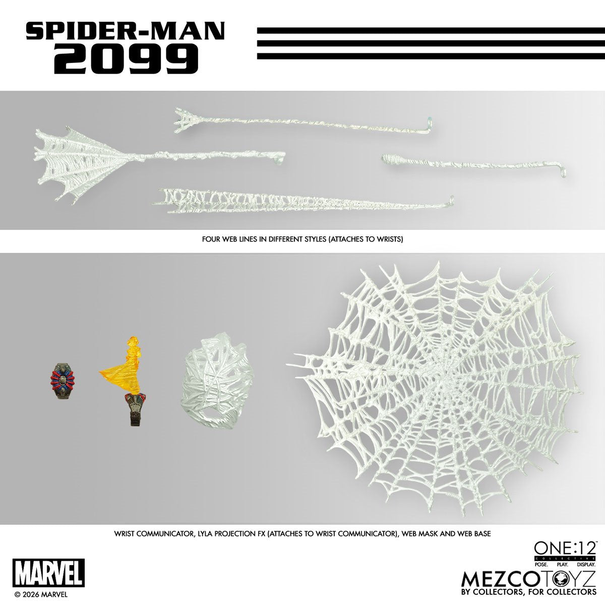 Spider-Man 2099 One:12 Collective Action Figure - ReRun - Image 3