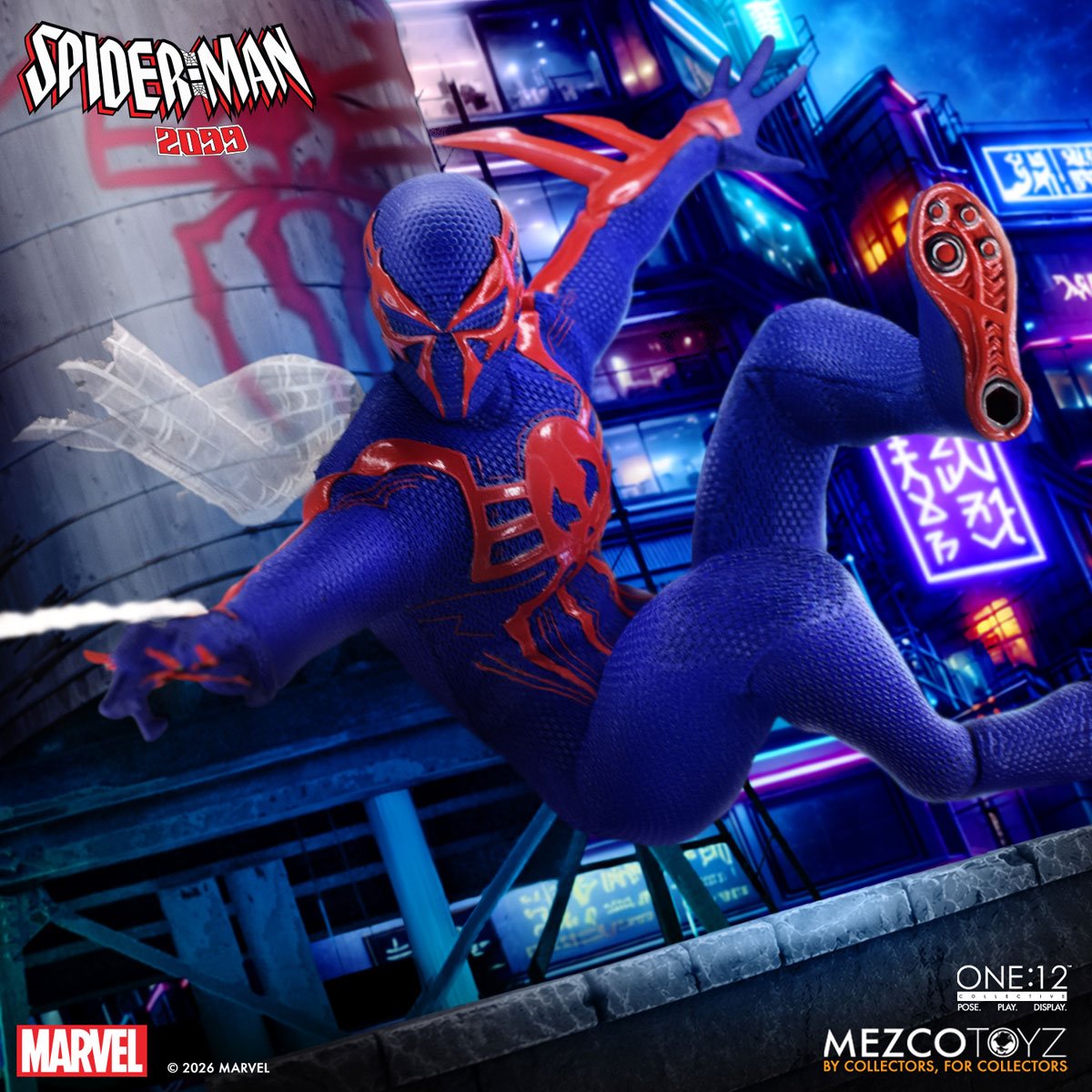 Spider-Man 2099 One:12 Collective Action Figure - ReRun - Image 7