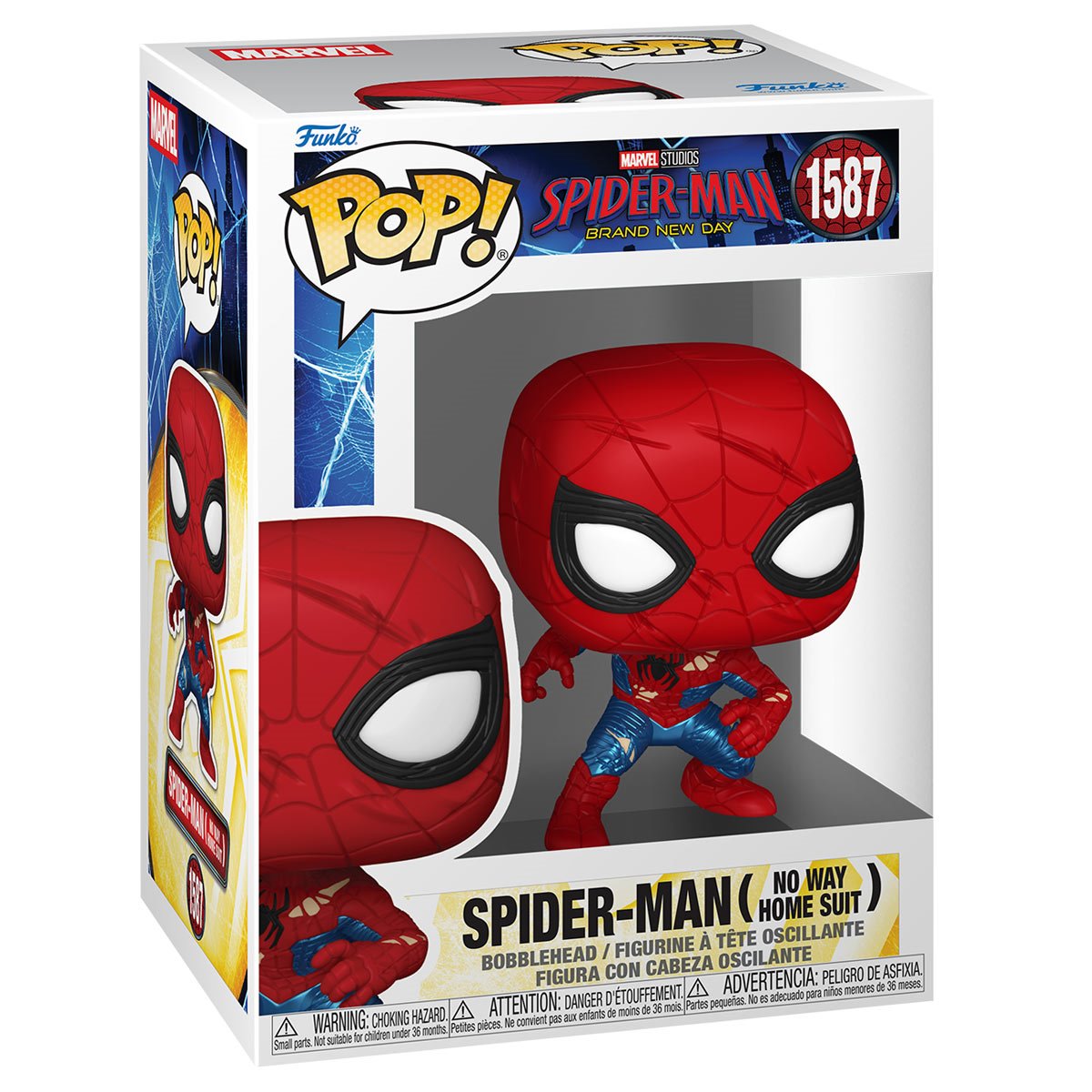 Spider-Man: Brand New Day Spider-Man (No Way Home Suit) Funko Pop! Vinyl Figure #1587 - Image 2