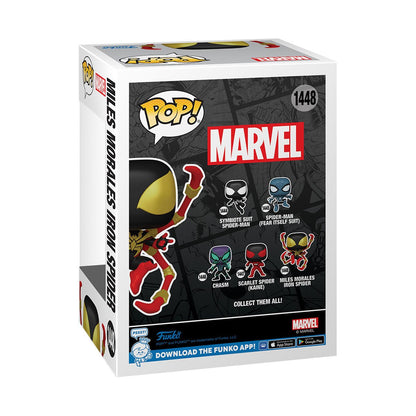 Spider-Man Comics Miles Morales Iron Spider Funko Pop! Vinyl Figure #1448 - Image 4