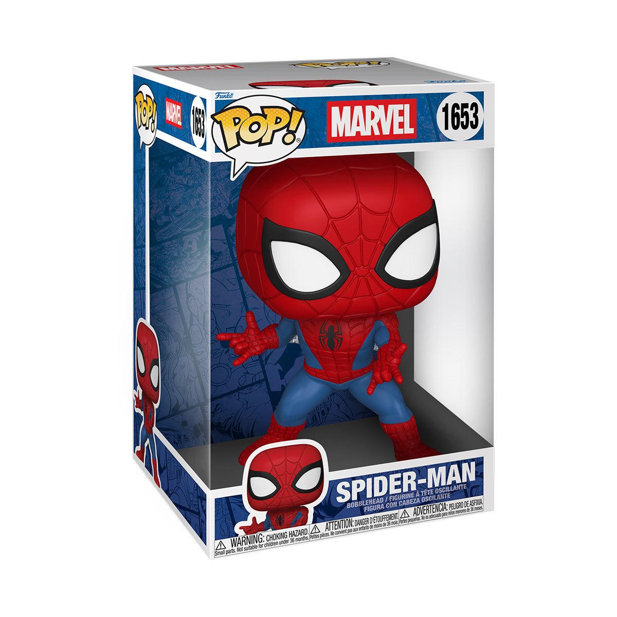 Spider-Man Jumbo 10-Inch Funko Pop! Vinyl Figure #1653 - Image 2