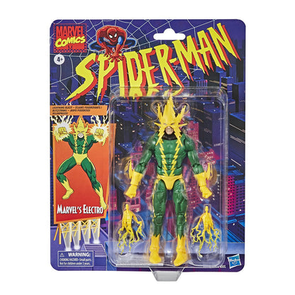 Spider-Man Retro Marvel Legends Electro 6-Inch Action Figure - Image 2