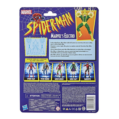 Spider-Man Retro Marvel Legends Electro 6-Inch Action Figure - Image 3