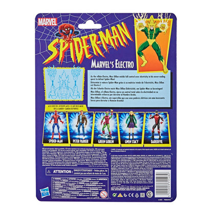 Spider-Man Retro Marvel Legends Electro 6-Inch Action Figure - Image 6