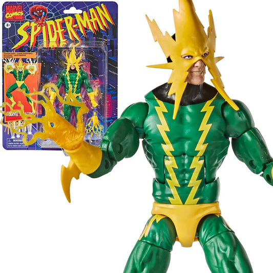 Spider-Man Retro Marvel Legends Electro 6-Inch Action Figure