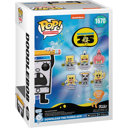 SpongeBob SquarePants 25th Anniversary Doodlebob Funko Pop! Vinyl Figure #1670 - Image 3