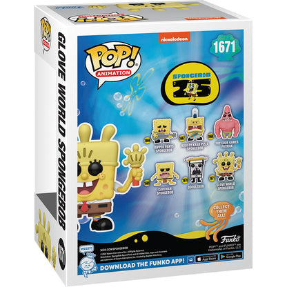 SpongeBob SquarePants 25th Anniversary Glove World SpongeBob Funko Pop! Vinyl Figure #1671 - Image 3