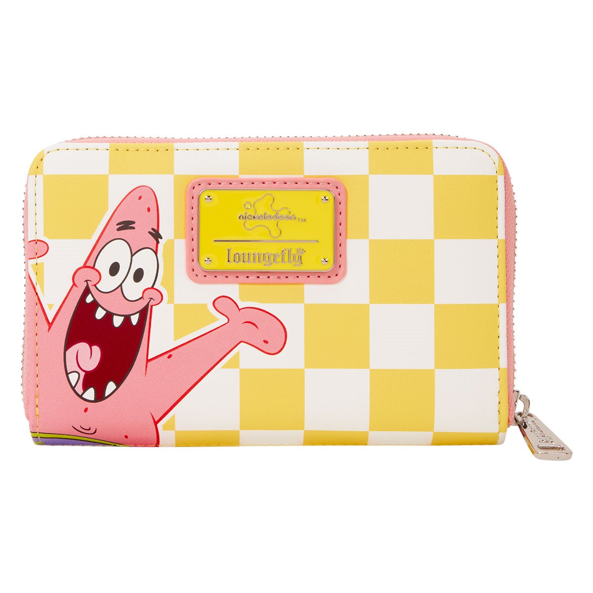 SpongeBob SquarePants and Patrick Star Checkered Zip-Around Wallet - Image 3