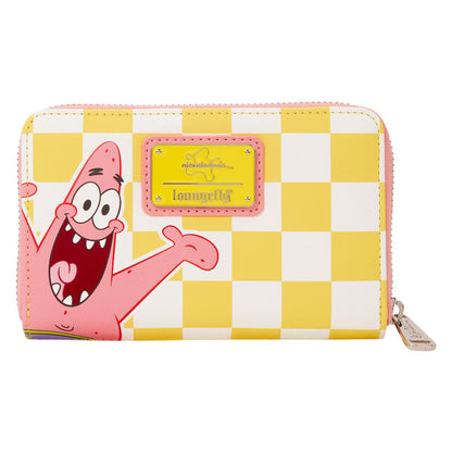 SpongeBob SquarePants and Patrick Star Checkered Zip-Around Wallet - Image 3