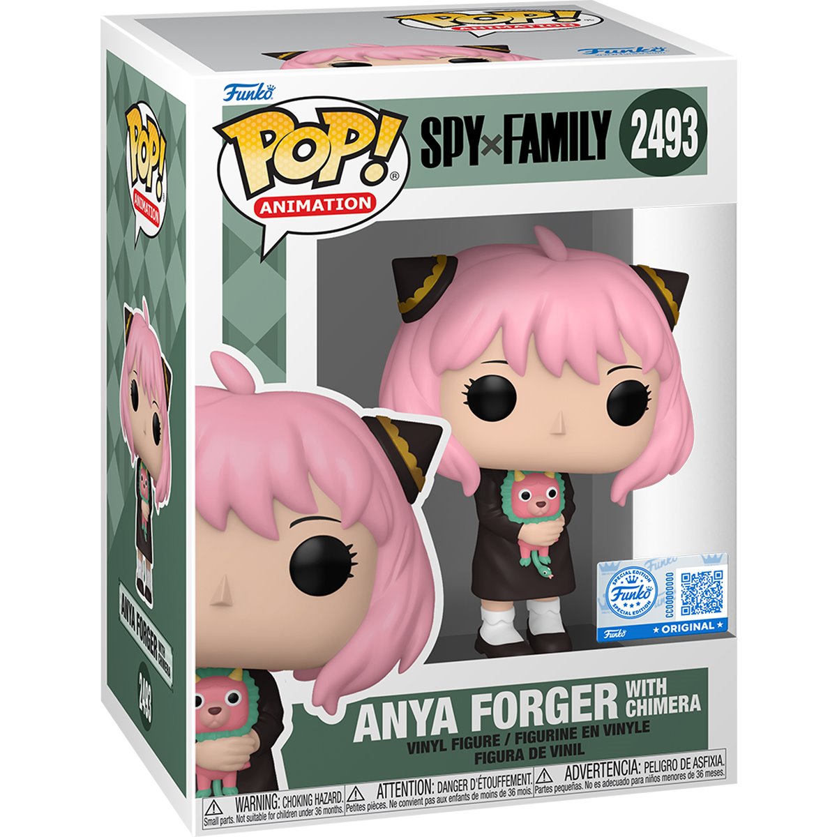 Spy x Family Anya Forger with Chimera Funko Pop! Vinyl Figure #2493 - Specialty