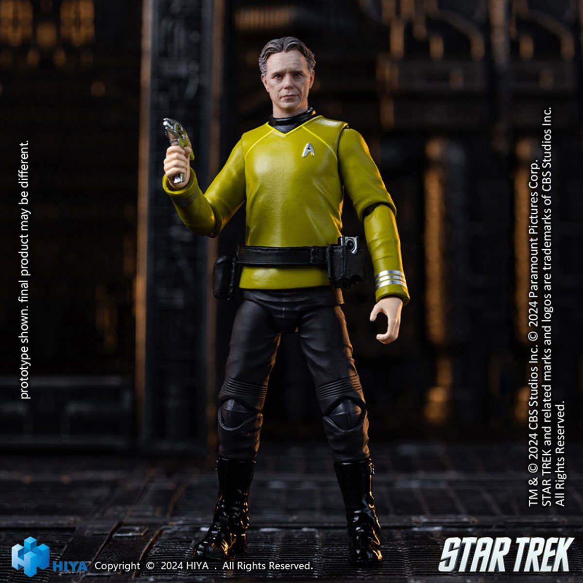 Star Trek 2009 Captain Christopher Pike Exquisite Mini Series 1:18 Scale Action Figure - Image 8