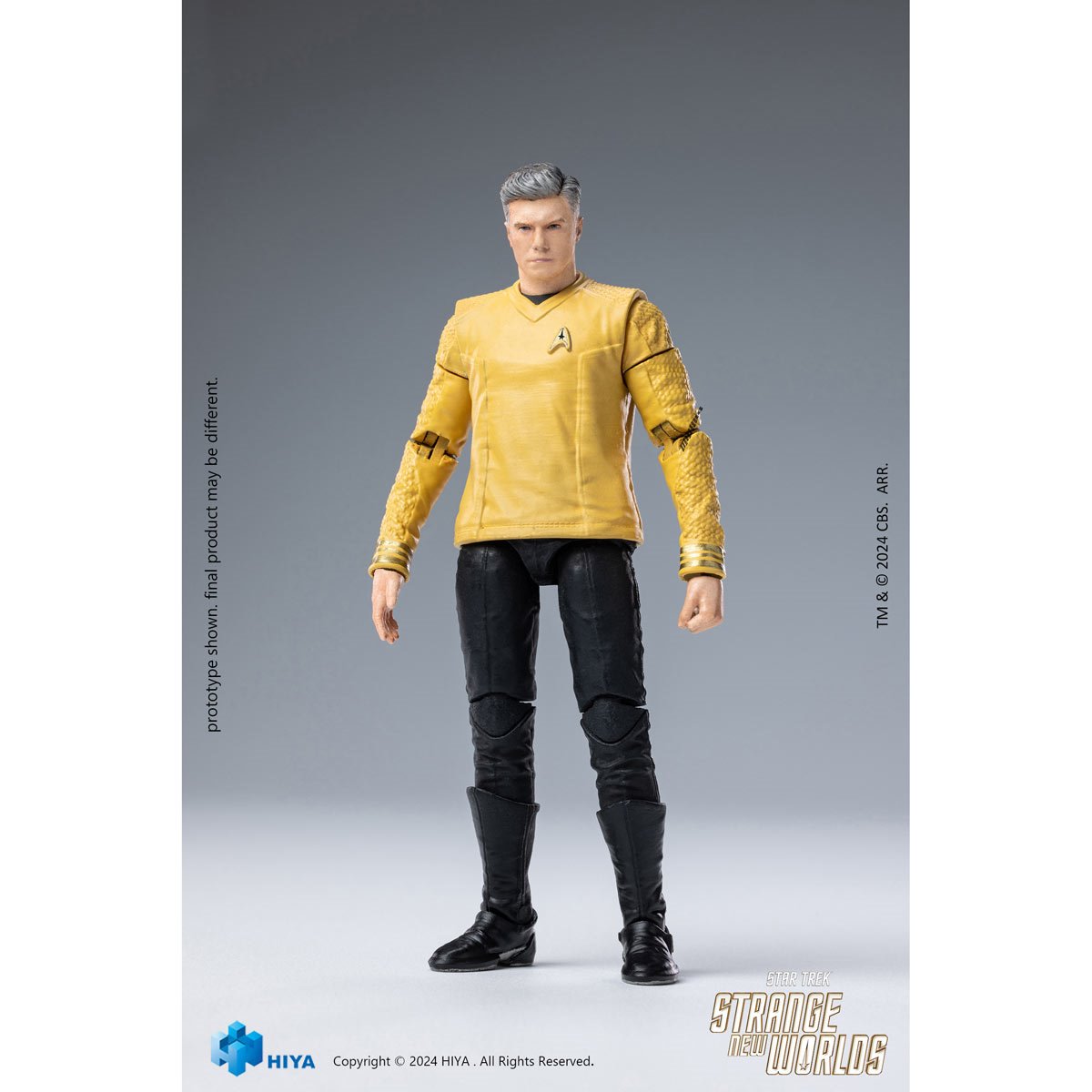 Star Trek: Strange New Worlds Captain Christopher Pike Exquisite Mini Series 1:18 Scale Action Figure - Image 4