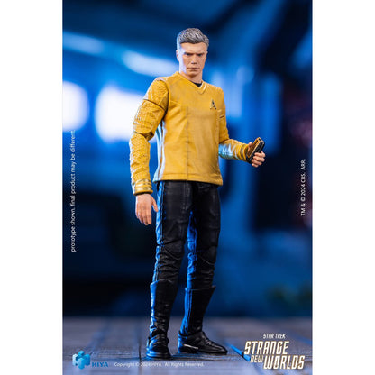 Star Trek: Strange New Worlds Captain Christopher Pike Exquisite Mini Series 1:18 Scale Action Figure - Image 8