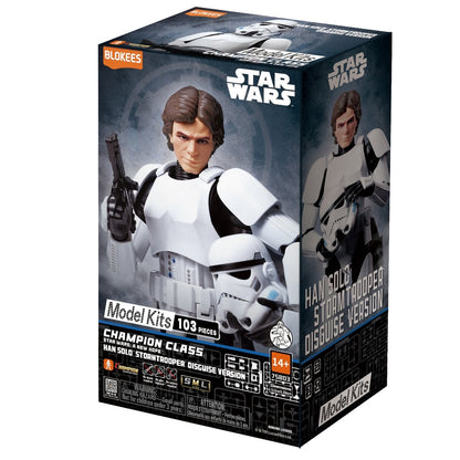 Star Wars: A New Hope Han Solo Stormtrooper Disguise Version Blokees Model Kit - Image 4