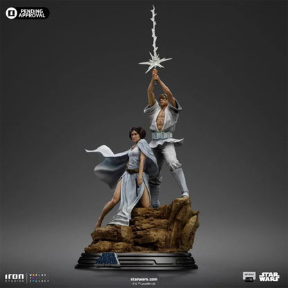Star Wars: A New Hope Luke and Leia Deluxe 1:10 Art Scale Limited Edition Statue - Image 5