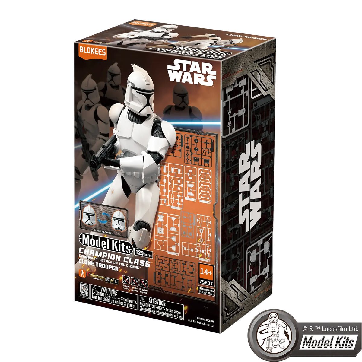 Star Wars: Attack of the Clones Clone Trooper Champion Class 07 Model Kit - Image 6