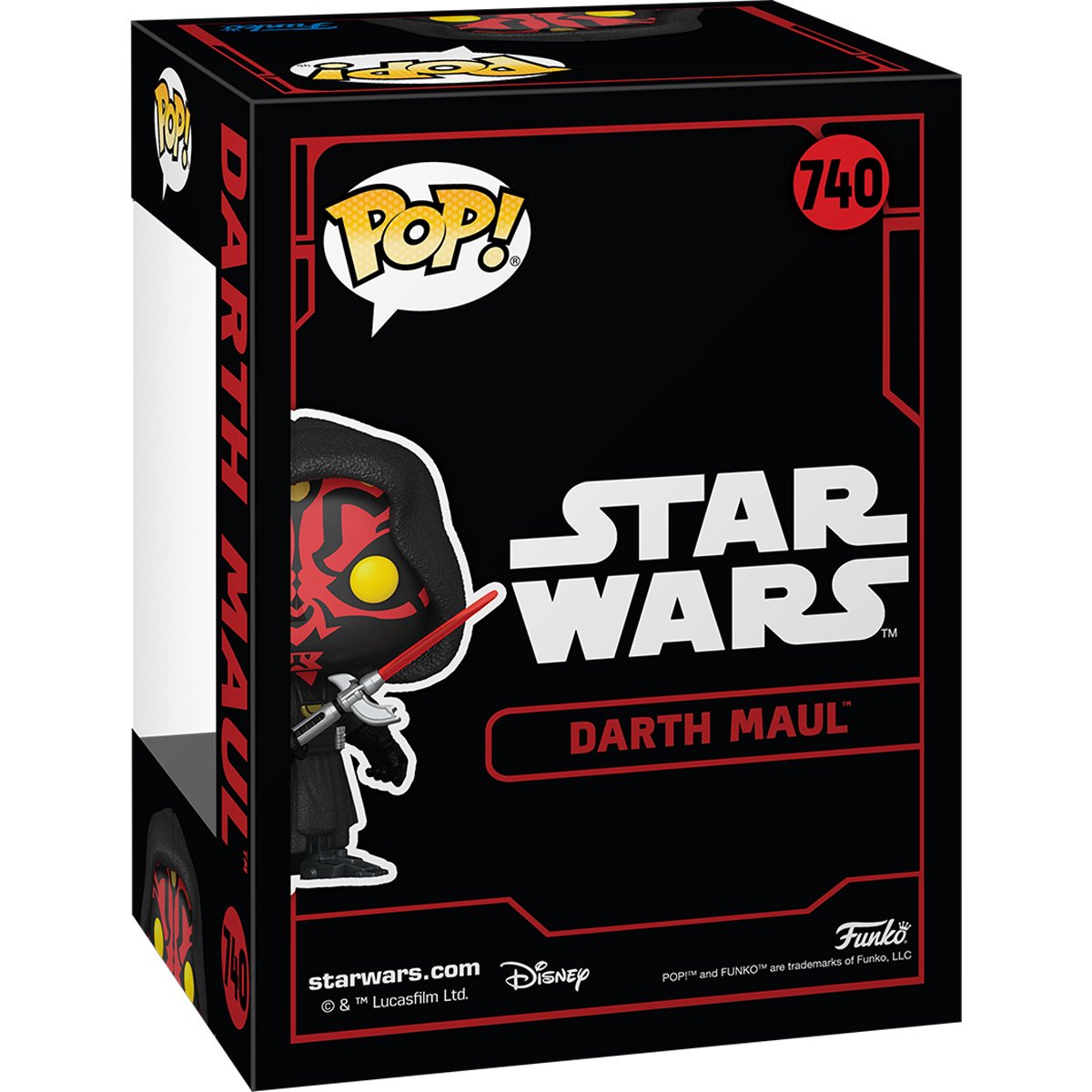 Star Wars Dark Side Darth Maul Funko Pop! Vinyl Figure #740 - Image 3