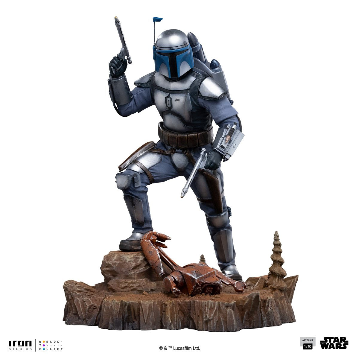 Star Wars Jango Fett Art 1:10 Scale Statue - Image 2