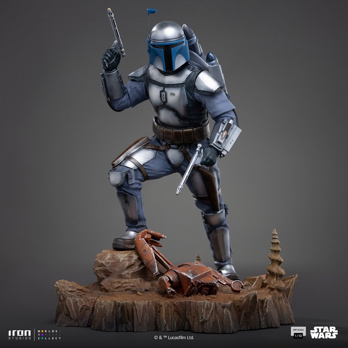 Star Wars Jango Fett Art 1:10 Scale Statue - Image 3